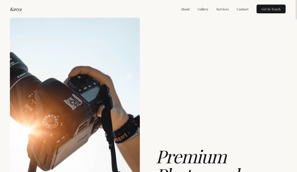 Photography Portfolio